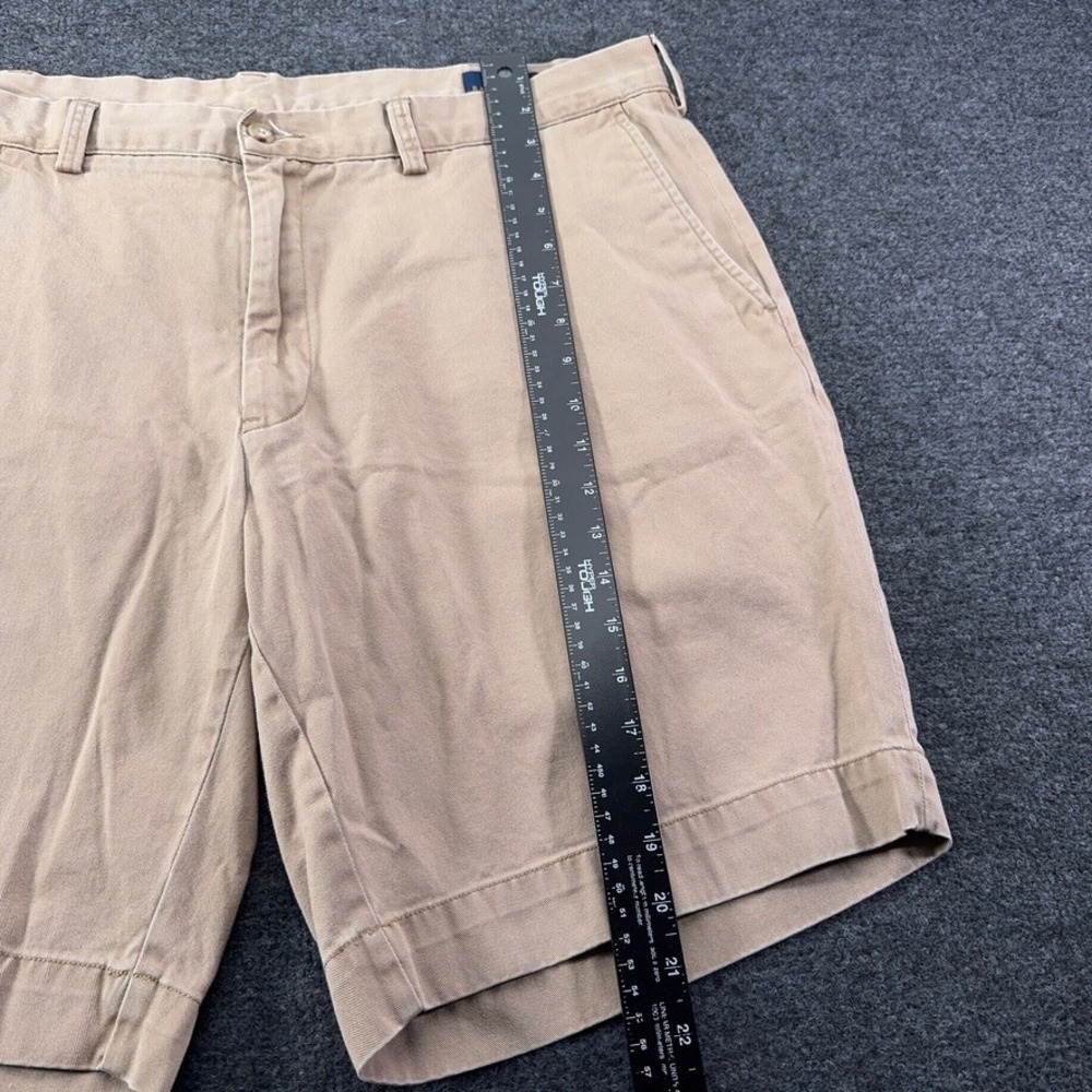 Polo Ralph Lauren Mens Classic Fit 9 Inch Chino Shorts Khaki Tan Size 40 Cotton - Picture 2 of 9